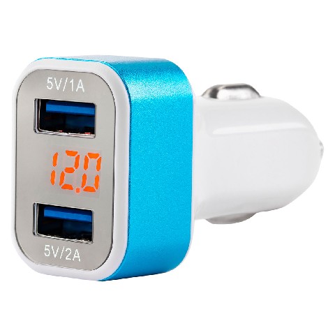 Nabíjačka USB 12V 2-vývody tester