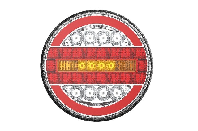 Svetlo zadné 3-dielne kruhové LED RCL-07 dynamické ľavé + pravé 