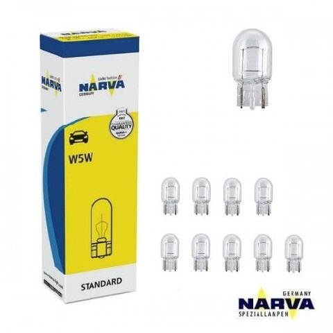 Žiarovka NARVA 12V/ 5W celosklenená číra