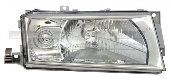 Svetlomet  Octavia plastový číry ľavý TYC +motor