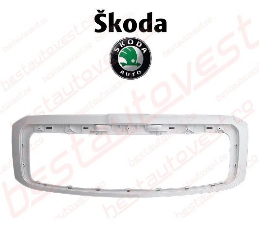 Rámik masky Škoda Superb 2002- biely