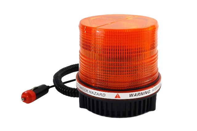 Maják magnetický oranžový EU 12V LED