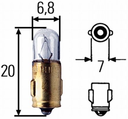 Žiarovka HELLA 24V/ 3W J mini