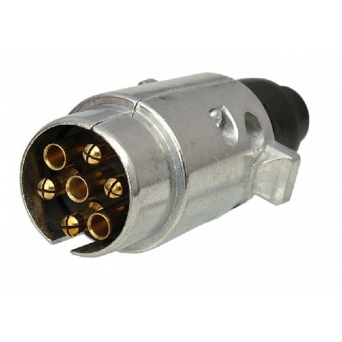 Zástrčka 7 pólová hliníková 12/24V KAMAR  