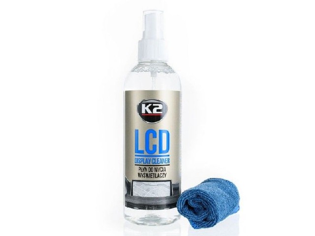 Čistič displeja LCD s mikrovláknovou handričkou K2