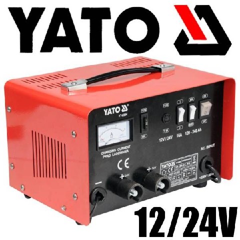Nabíjačka akumulátora/batérie YATO 12-24V 16A