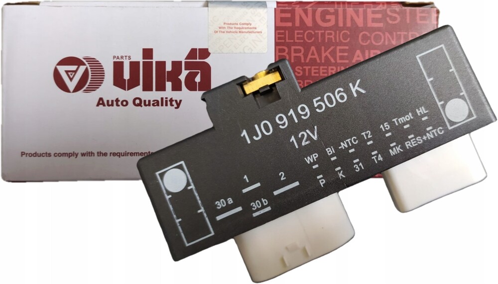 Relé Škoda Fabia/Octavia elektrický vetrák 1.6/74kw VIKA