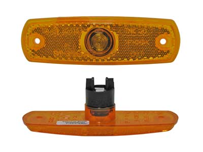 Svetlo obrysové obdĺžníkové oranžové HELLA 