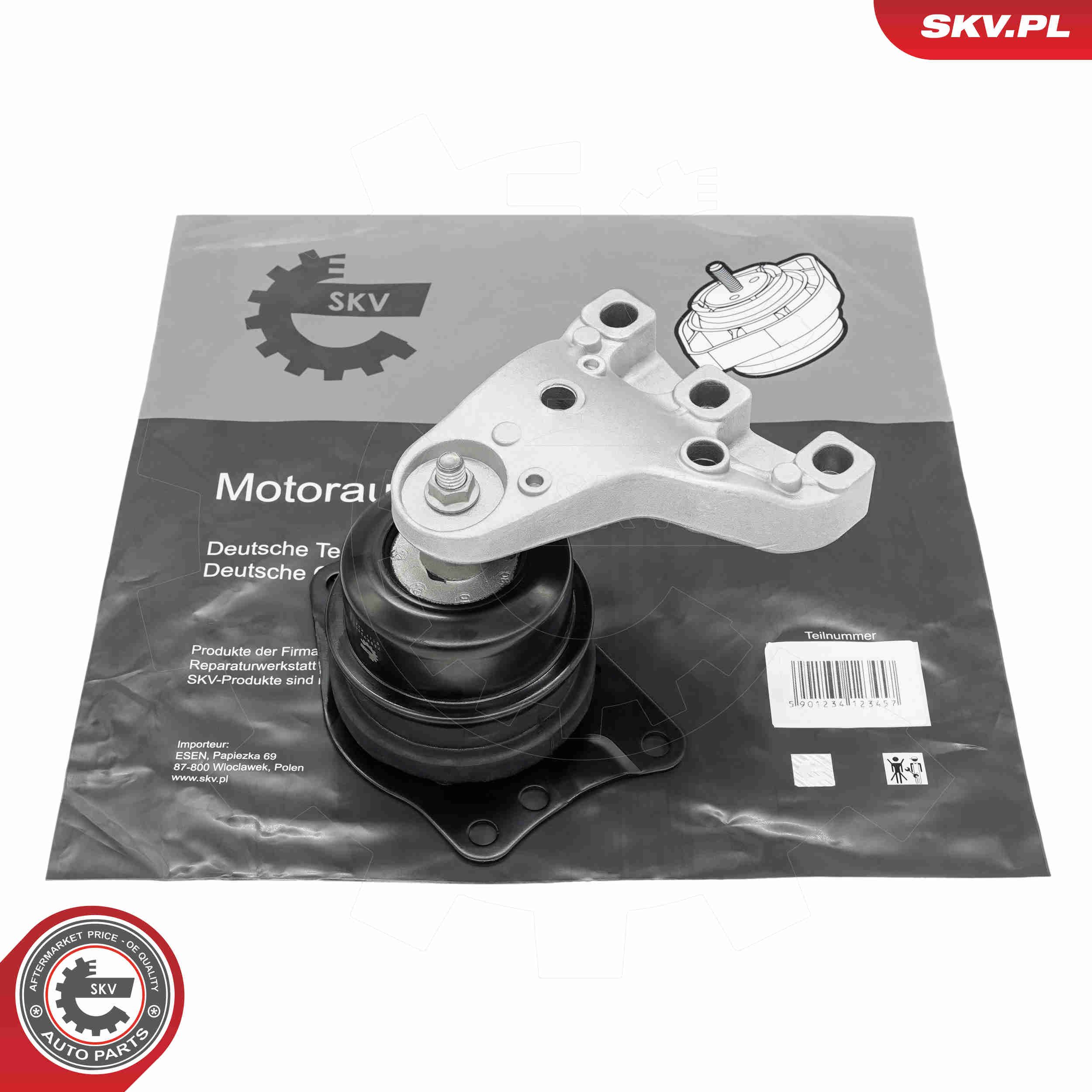 Uloženie motora predné Škoda Fabia 1.4/55,59,63kW SKV