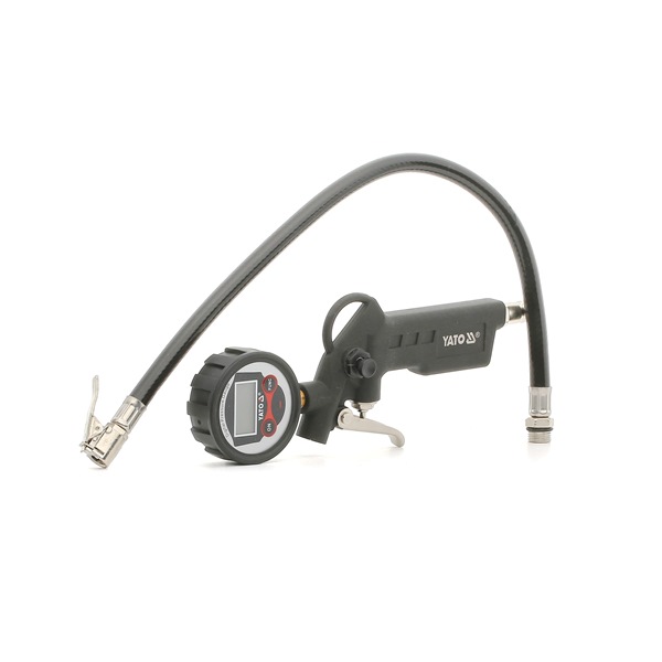 -Pneumerač s pištoľou a hadičkou digitálny YATO