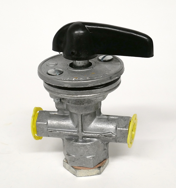 Ventil priamy s páčkou plast. Q12 CZ