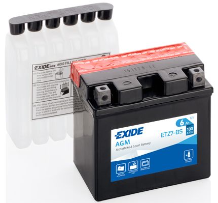 Akumulátor EXIDE moto 12V/ 6Ah 100A